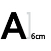 영어 6cm 나눔고딕  엑스트라 볼드 글자컷팅 스티커