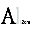 영어 12cm 나눔명조  엑스트라 볼드 글자컷팅 스티커