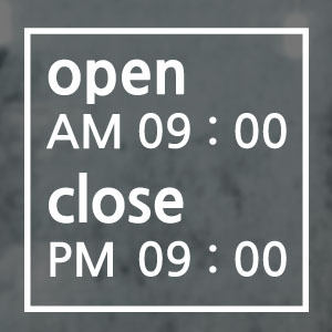 ( 심플오픈클로즈 6 )OPEN CLOSE 오픈 클로즈 영업시간표시용 스티커