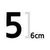 숫자 6cm 나눔고딕  엑스트라 볼드 글자컷팅 스티커